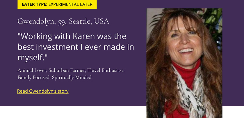 Karen Knowler Testimonial Gwen